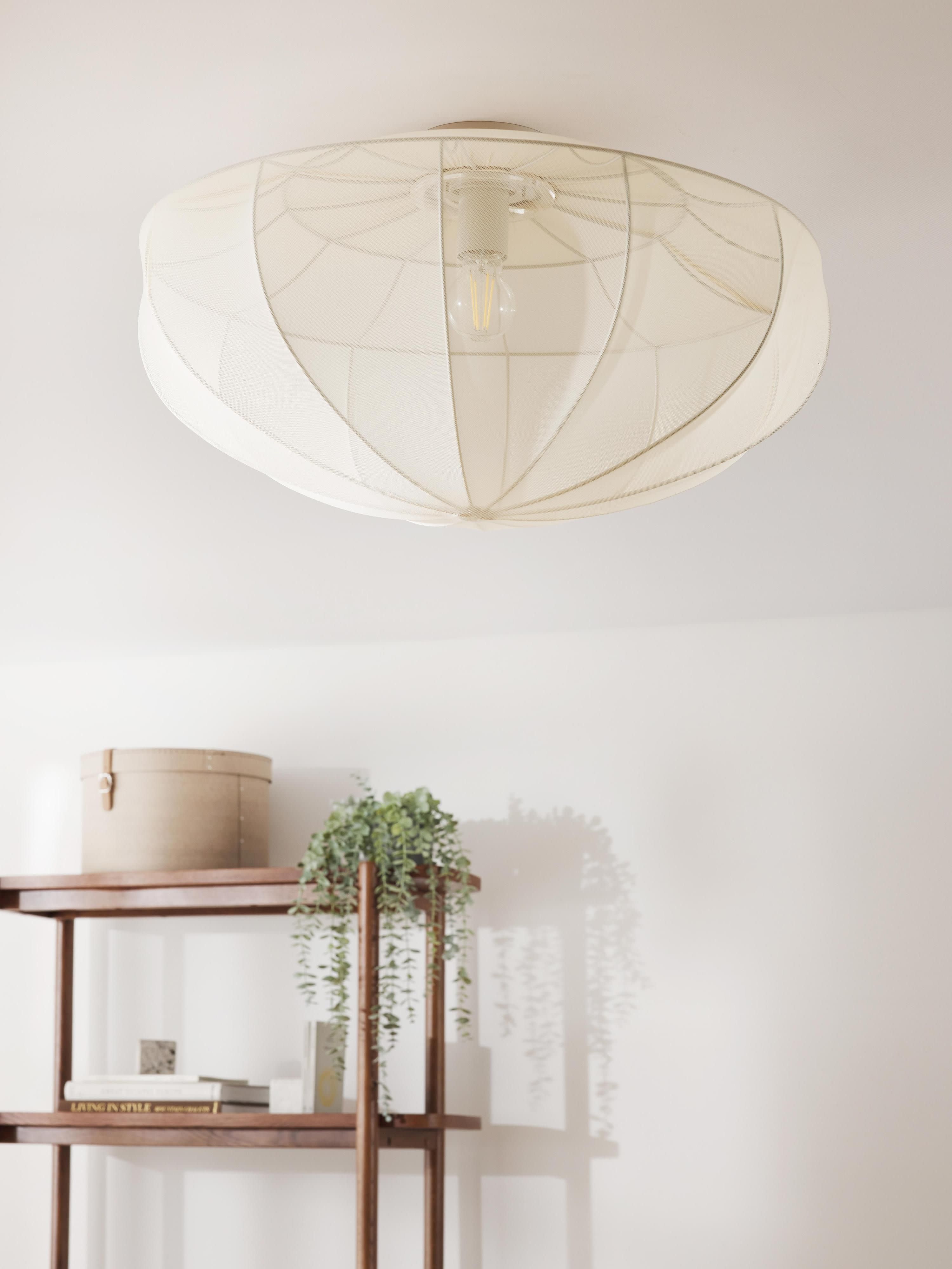 Plafondlamp Beau van netstof