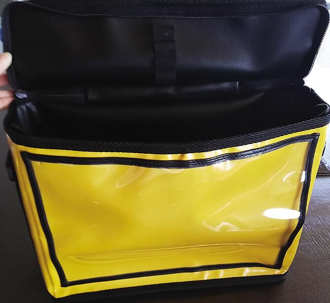 TANIT - SAC BANDOULIERE CSISC AVEC POCHE A4 TRANSPARENTE