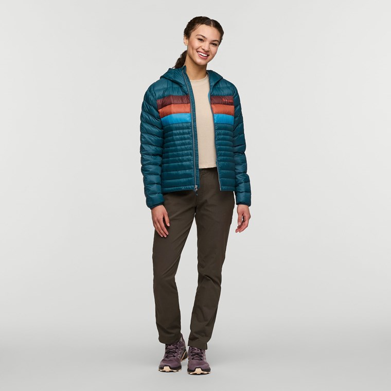 Cotopaxi Fuego Down Hooded Jacket Abyss Stripes