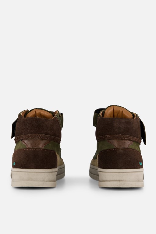 BunniesJR Veterschoenen groen Leer