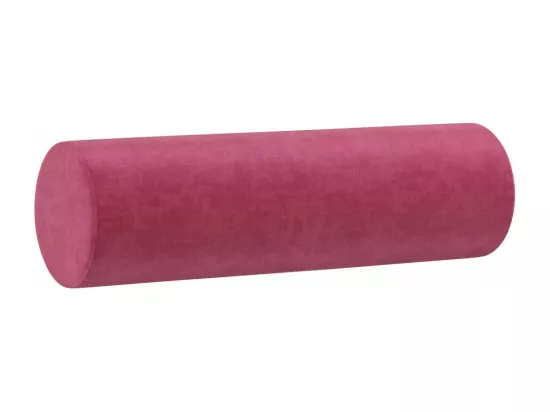 Canapé 3 places avec oreillers bordeaux 180 cm velours
