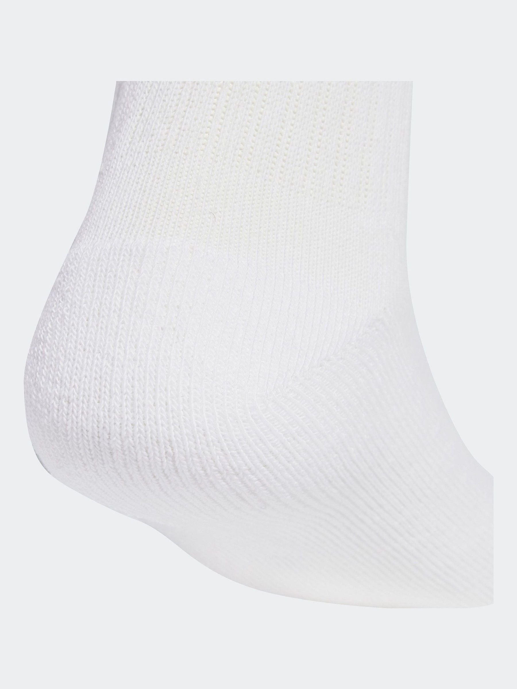 Ecruwit - adidas Linear verpakking van 3 paar dikke sokken met ronde hals