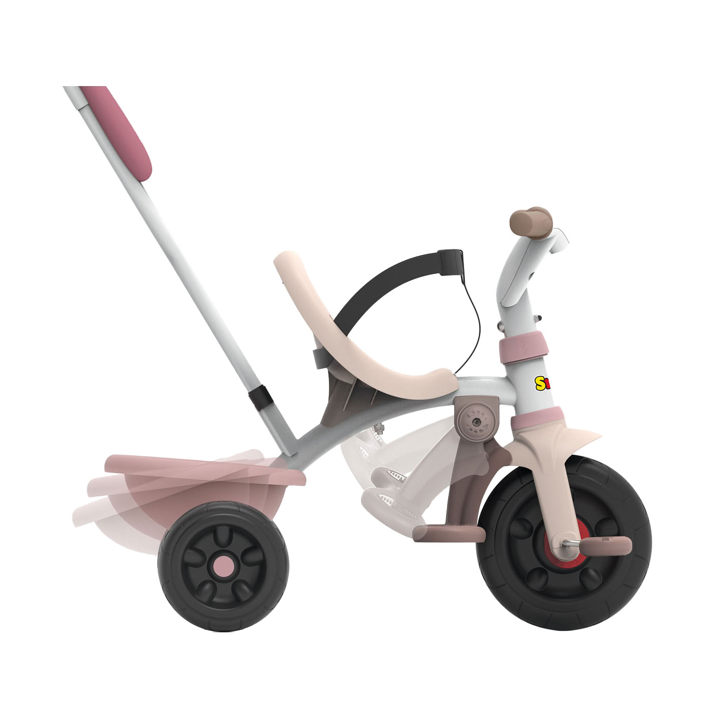 Smoby Be Fun Comfort Drie Wieler Roze