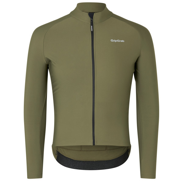 GripGrab PACR Thermal langærmet cykeltrøje Olive Green herre