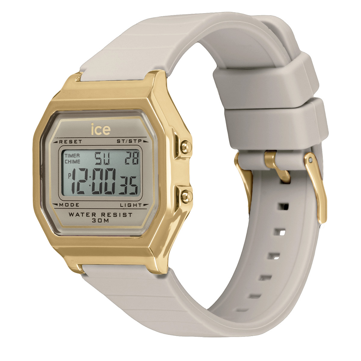 Montre ICE WATCH ice digit retro femme bracelet silicone gris