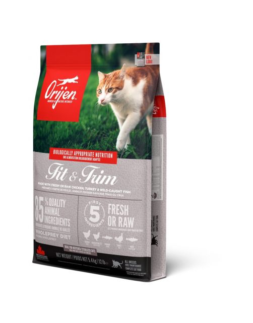 Orijen Whole Prey Fit & Trim Cat Kip&Kalkoen - Kattenvoer