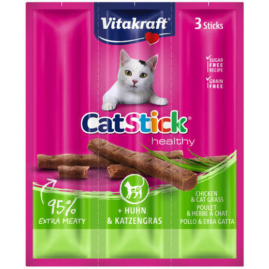 Friandise Cat Stick Poulet et Herbe à Chat