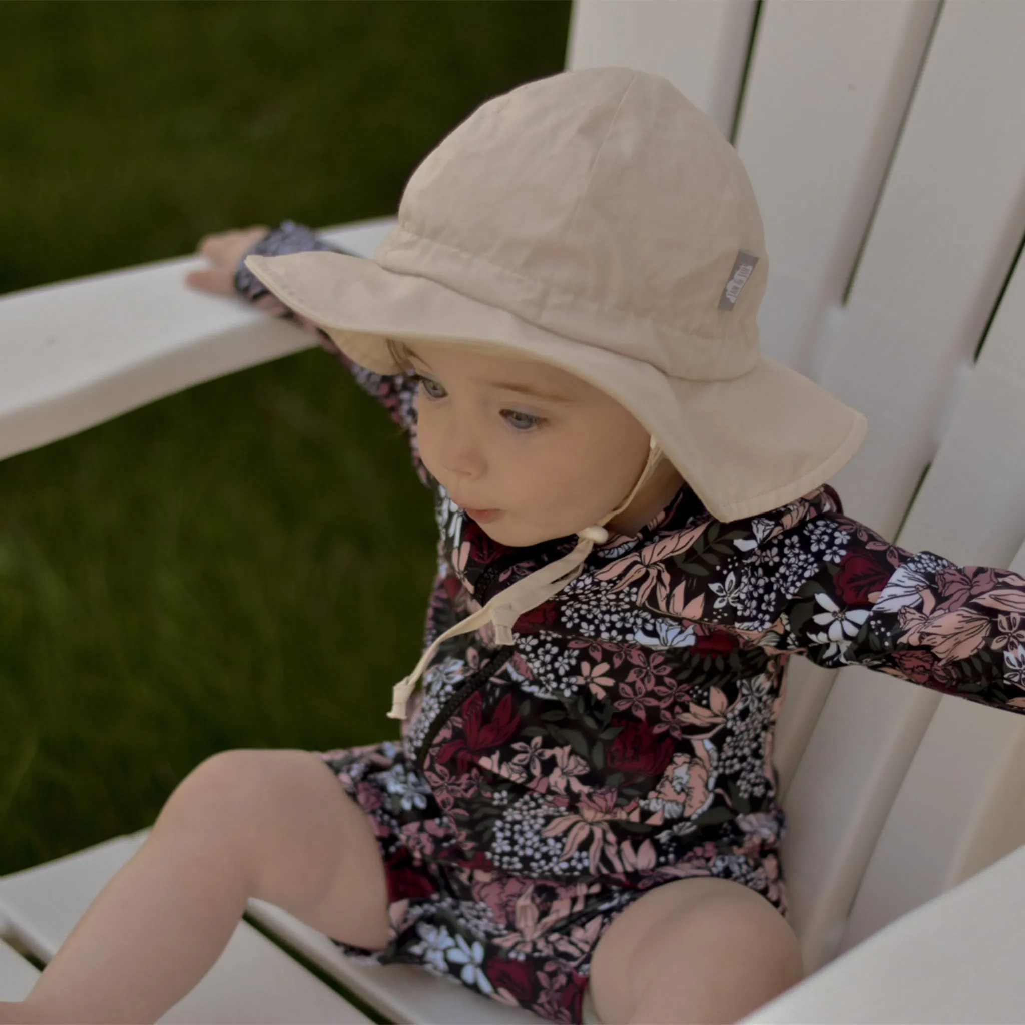 Look Maillot UV Fleurs Sauvages 3-24mois
