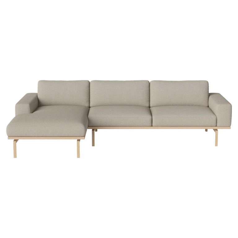 Bolia Elton bank 3,5-zits met chaise longue links zand
