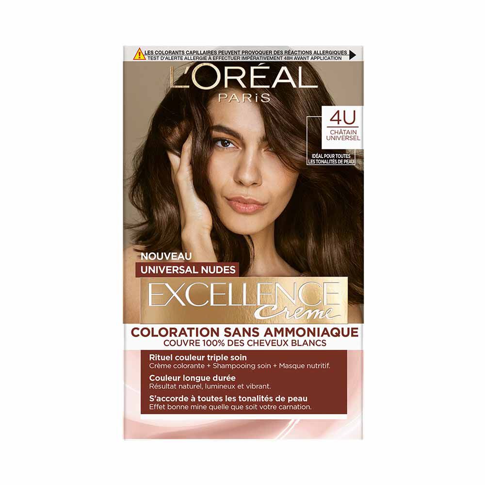 Coloration Excellence Crème Universal Nudes - Les Châtains