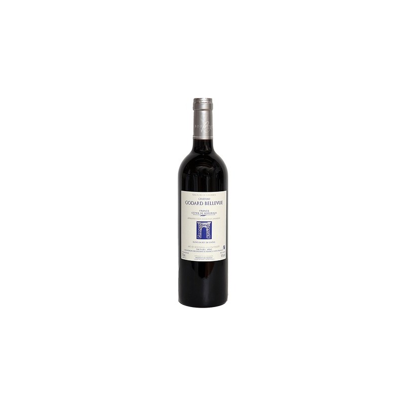 Château GODARD BELLEVUE 2022 - 1/4 de barrique - Francs Côtes de Bordeaux - par Lot 72 bouteilles 75 cl