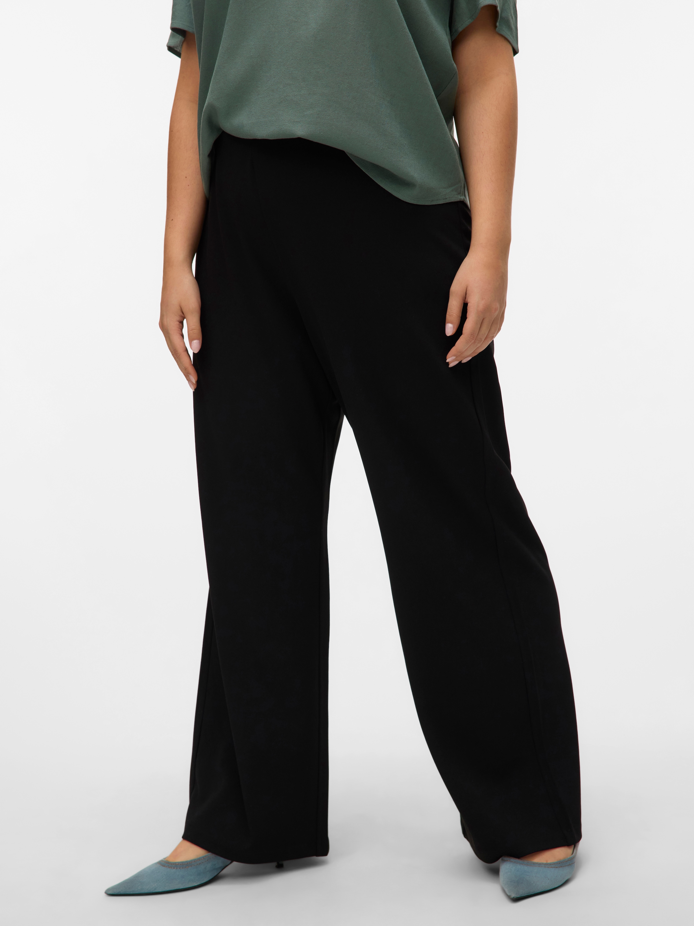 Vero Moda Curve Anzughose »VMCBERLIN ZAMIRA MW WIDE PANT CUR«