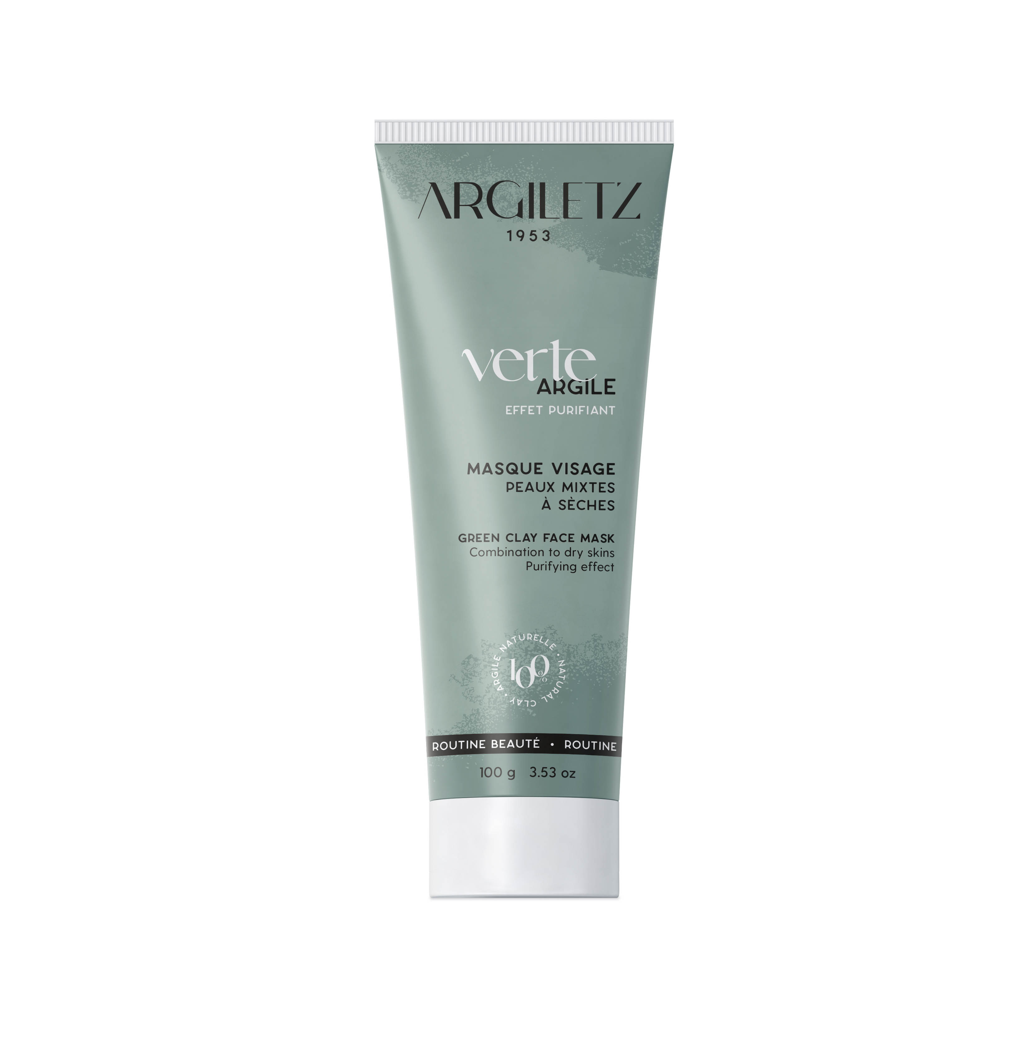 ARGILETZ Gesichtsmaske<br>100 g, Tube, aus grüner Tonerde fettende Haut