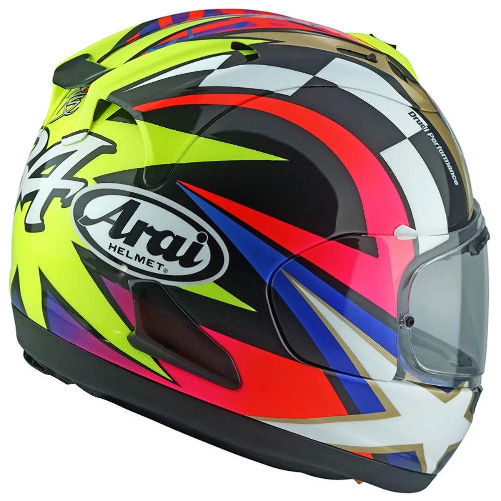 Arai - Casque RX-7V Evo Replica Schwantz 30 Noir / Rouge / Blanc / Bleu