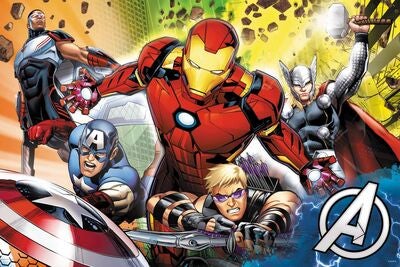Trefl Primo Marvel Avengers Super Maxi Puslespill 24 Brikker