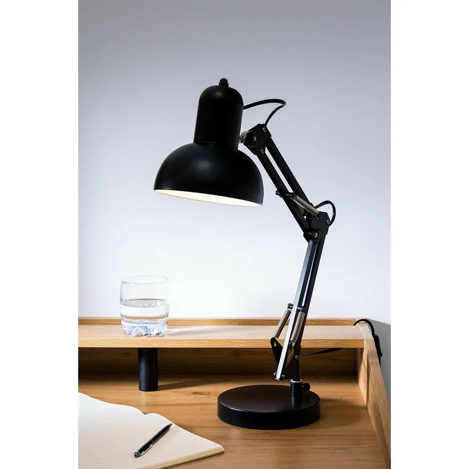 Atmosphera Tafellamp/bureaulamp Design Light Classic - zwart