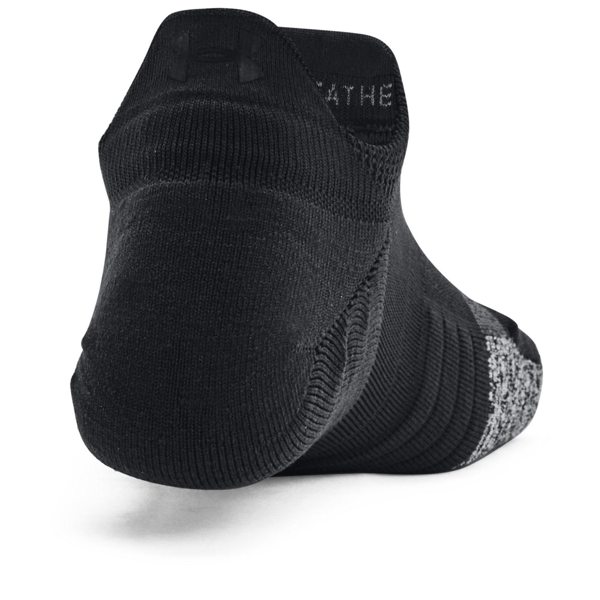 Under Armour UA Breathe 2 No Show Tab Socks 2pack