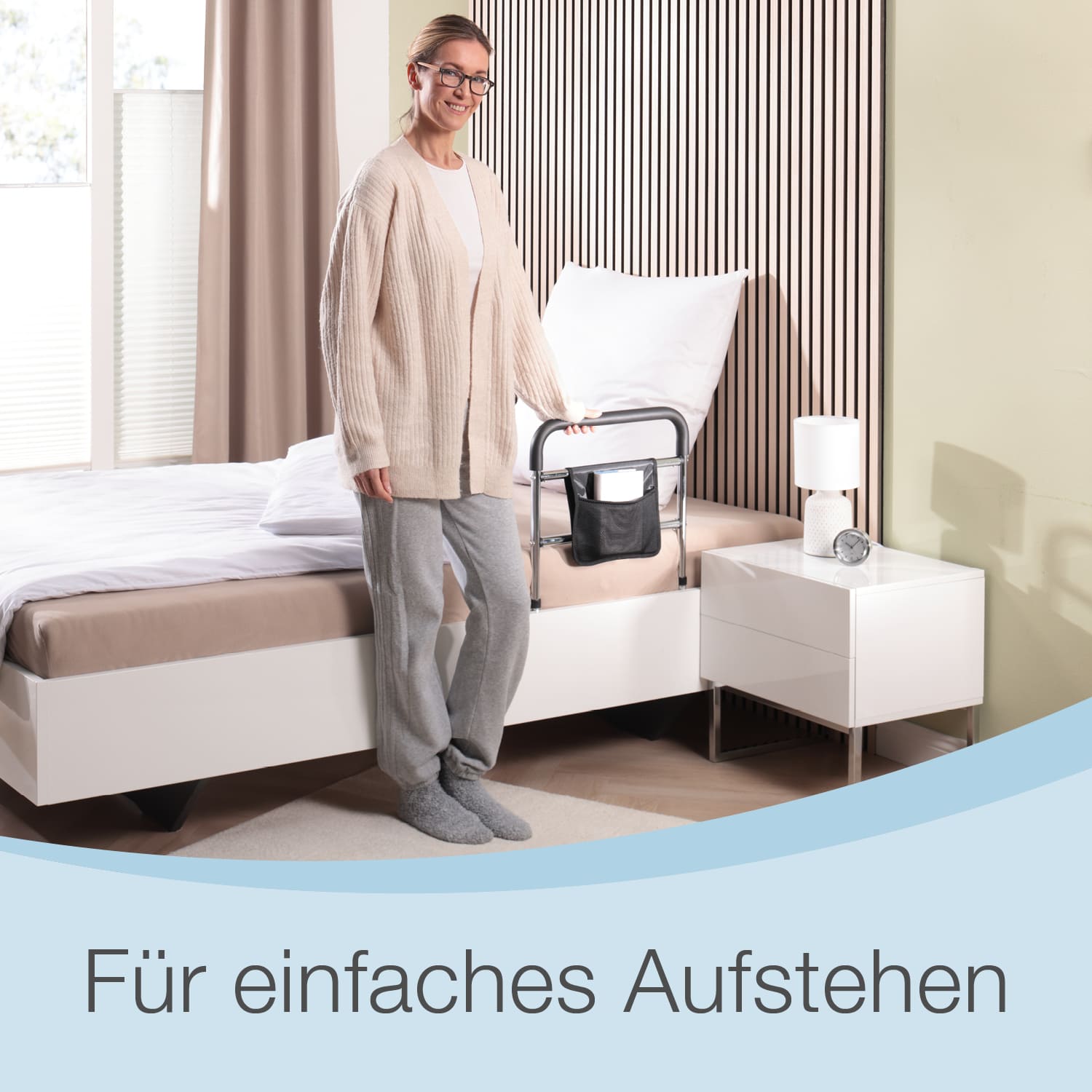 aktivshop Bettaufstehhilfe mit Tasche
