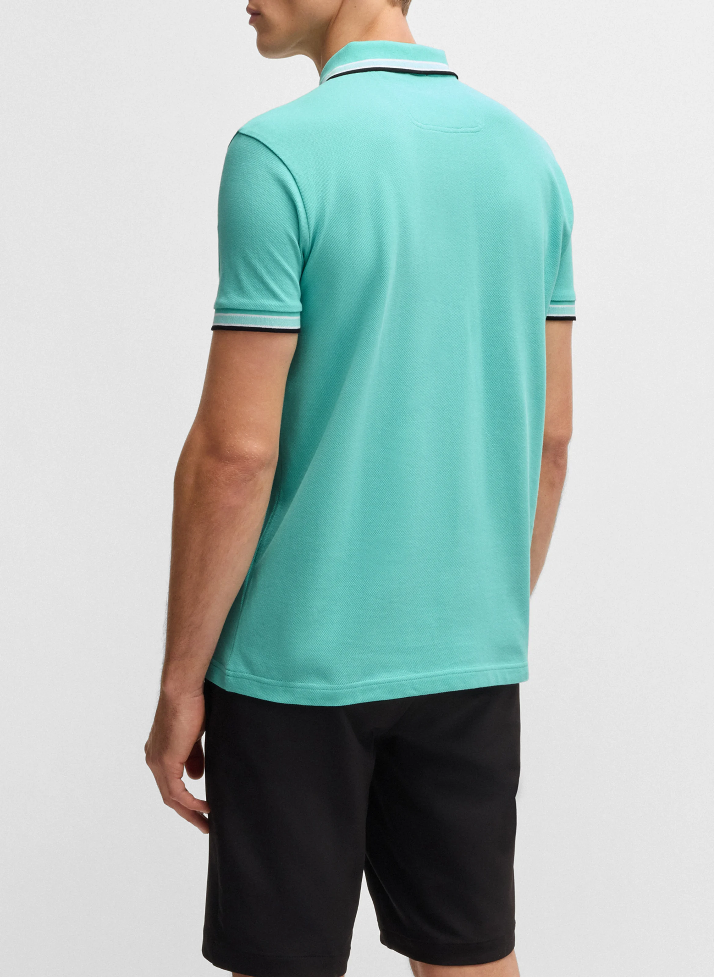 Polo regular fit en coton | Kaki