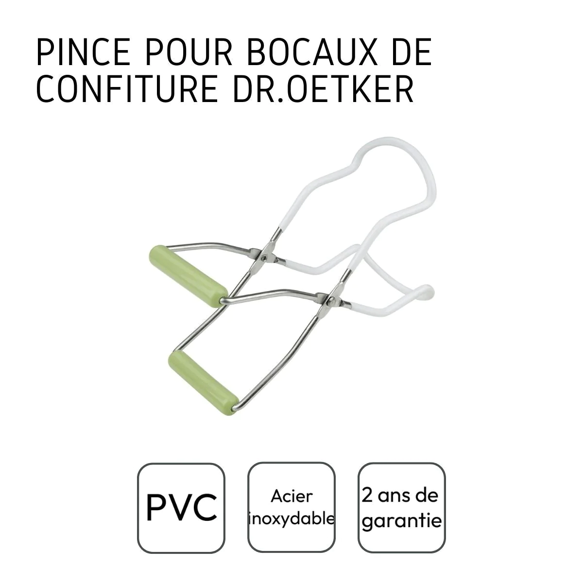 Pince à bocaux en verre Dr Oetker Confiture Dr. Oetker