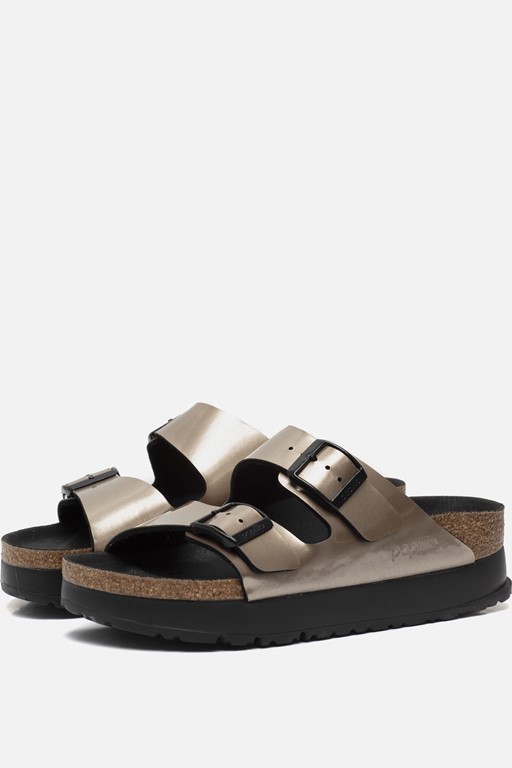 Pappillio Birkenstock Arizona Metallic taupe