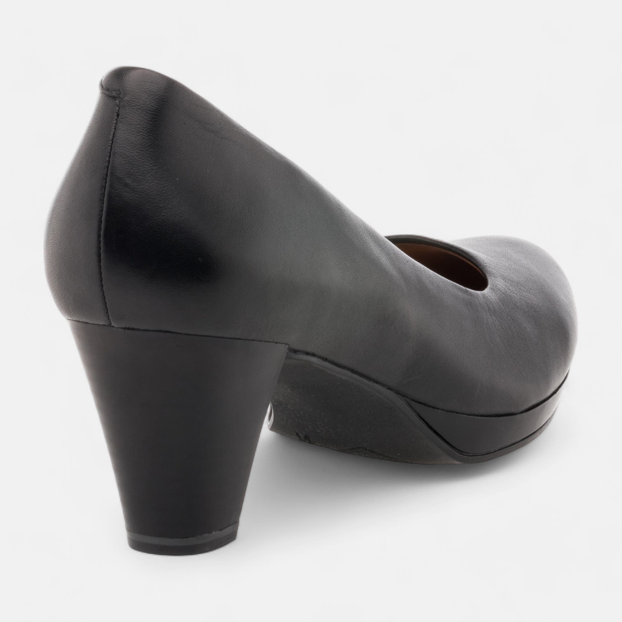Escarpins Femme en cuir noir