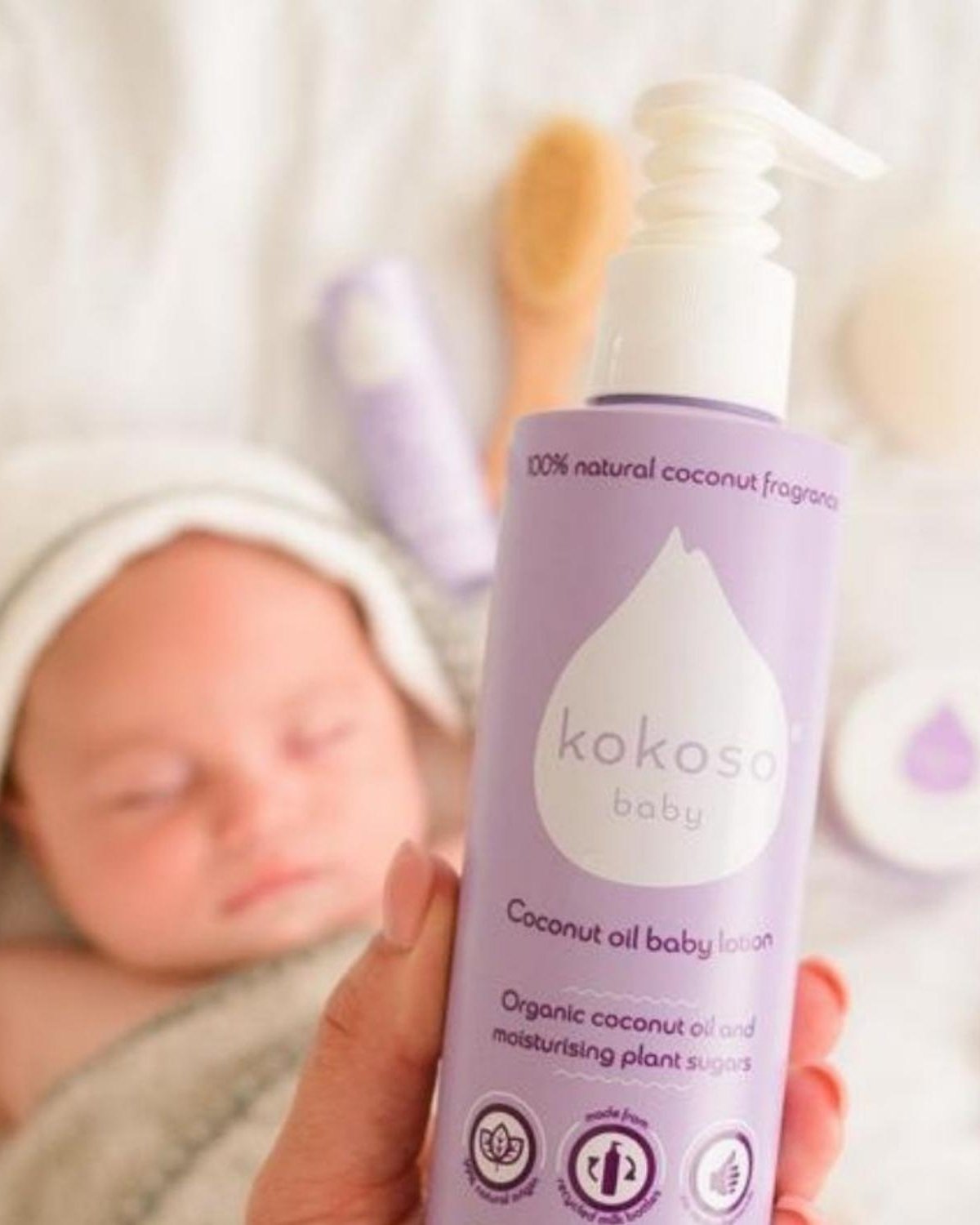 Naturlig og Økologisk | Coconut Oil Baby Lotion
