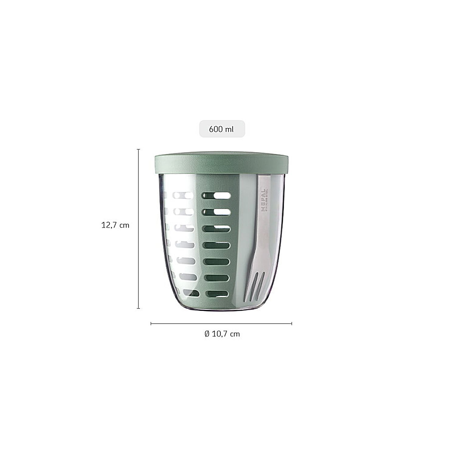Mepal Ellipse Fruit & Veggie Pot nordic sage