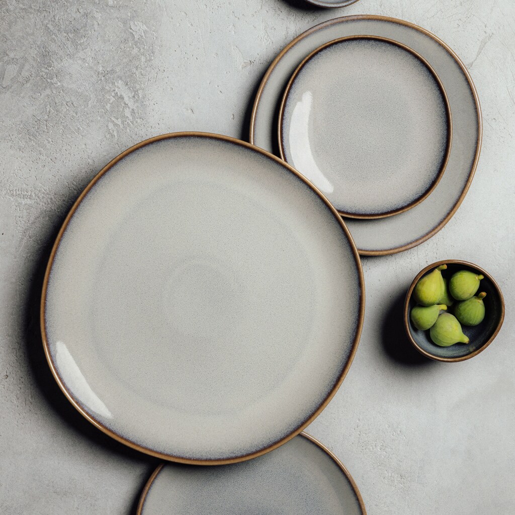 like. by Villeroy & Boch Brotteller Lave 17,6 x 16,8 cm 6er Set