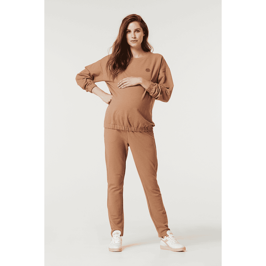 SUPERMOM Pullover Melange Tigers Eye
