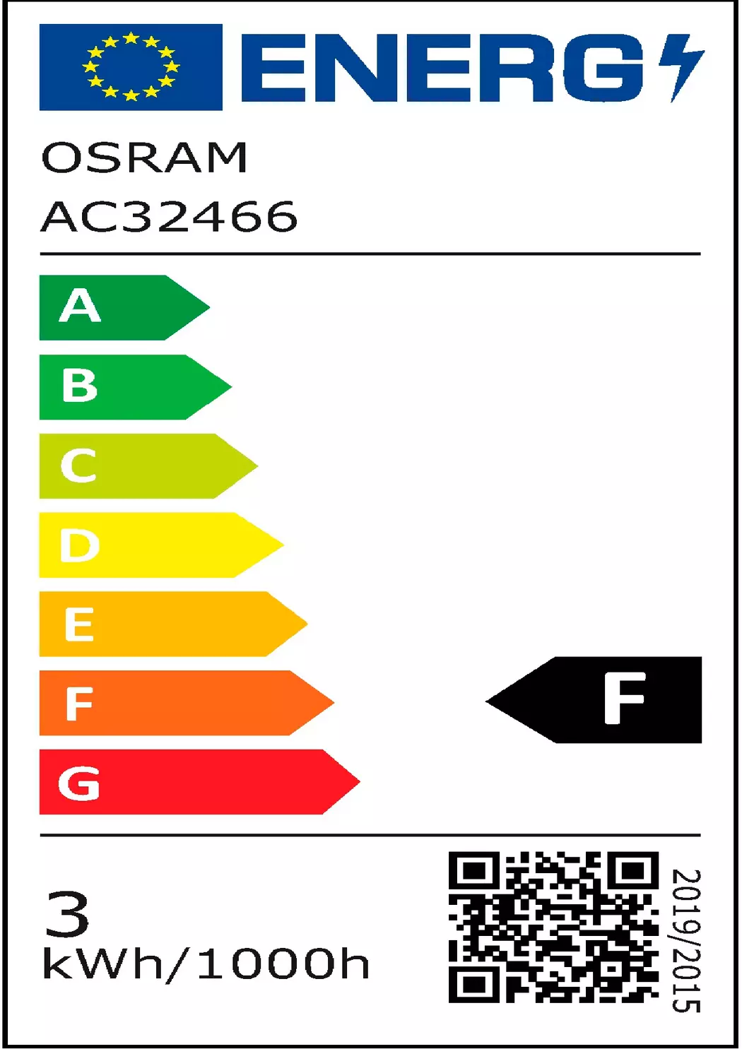 LED Kerze matt E14/2,5 Watt/Energie F