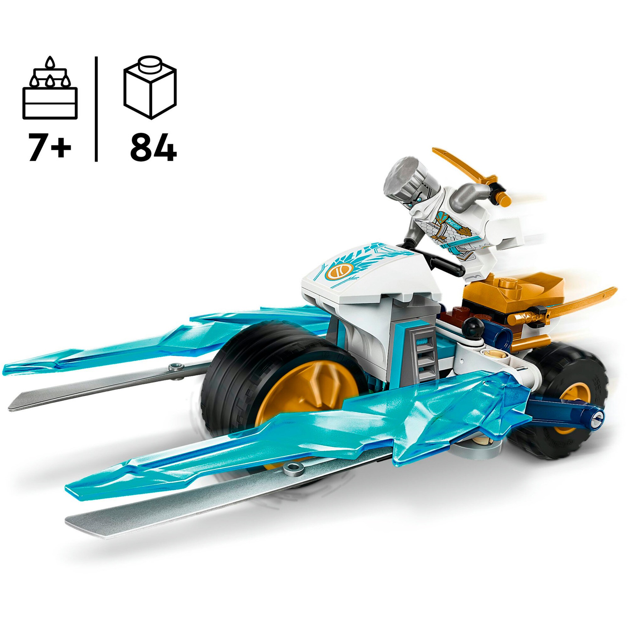 LEGO Konstruktionsspielzeug Ninjago Zanes Eismotorrad