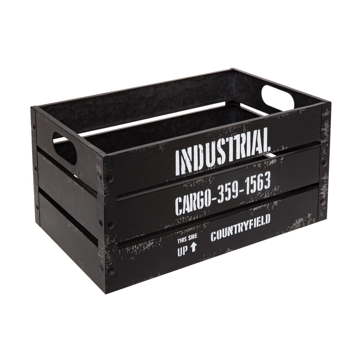 CAGETTE METAL BILL NOIR D.30X20.2X17.3CM