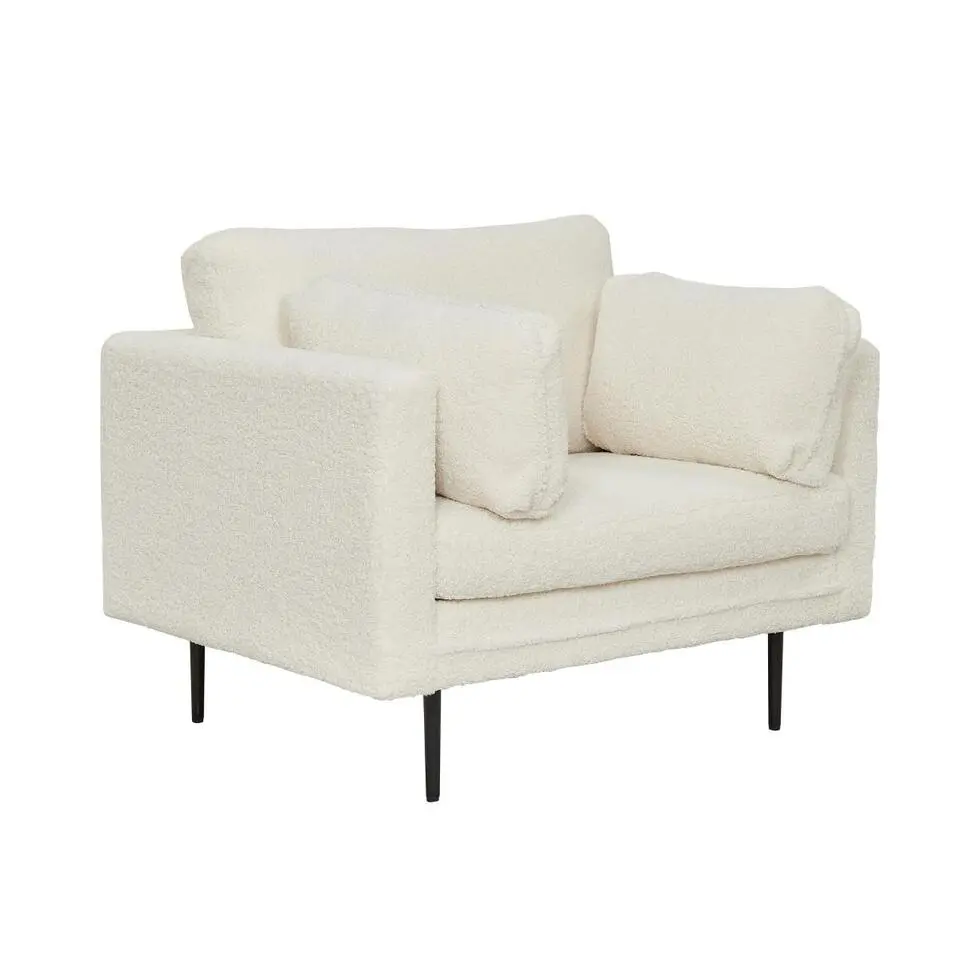 Svea - Kiva fauteuil - teddy - wit