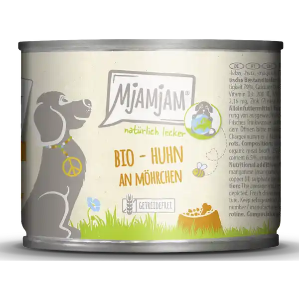 Bio natürlich lecker - Huhn an Möhrchen