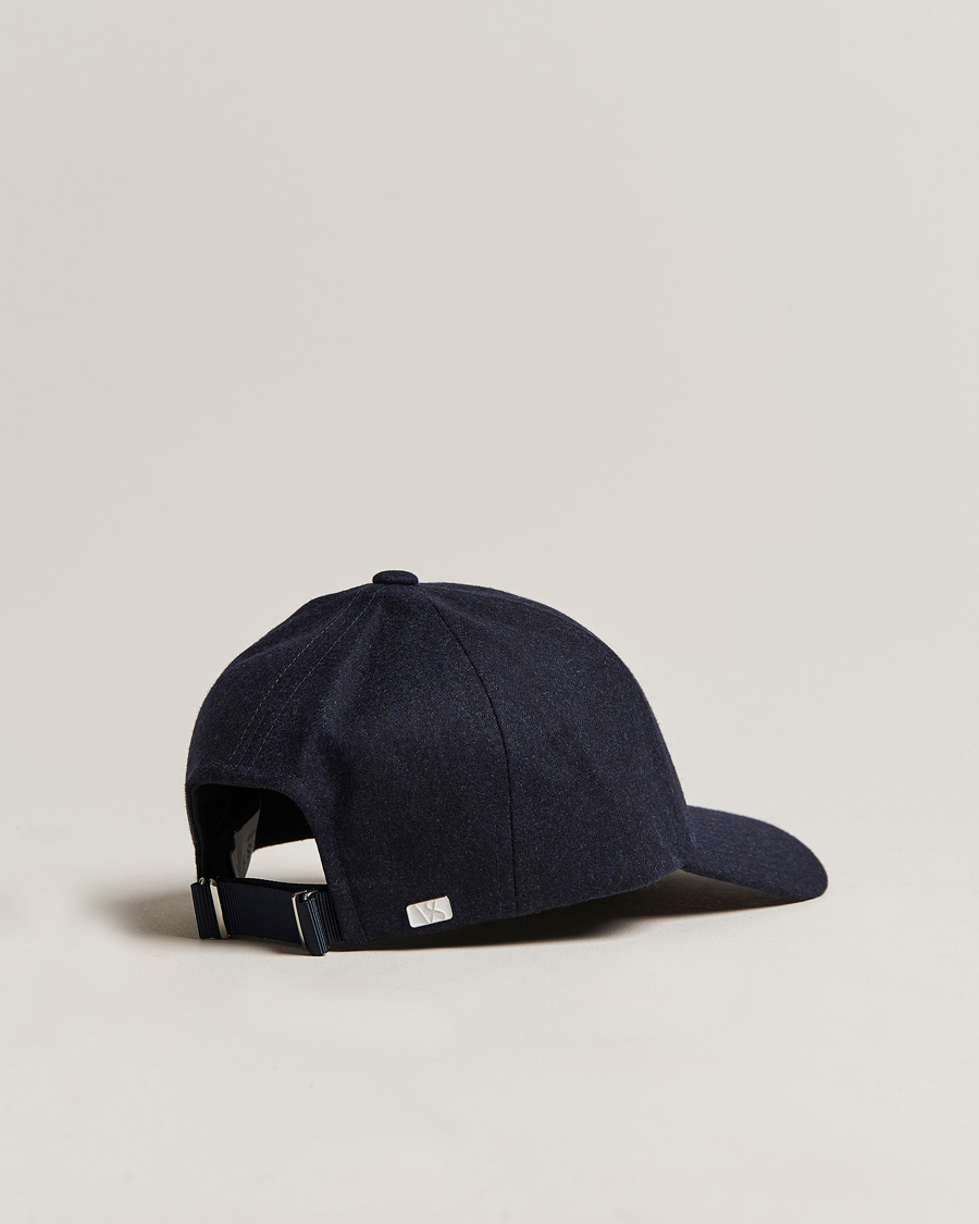 Varsity Headwear Flannel Baseball Cap Dark Navy