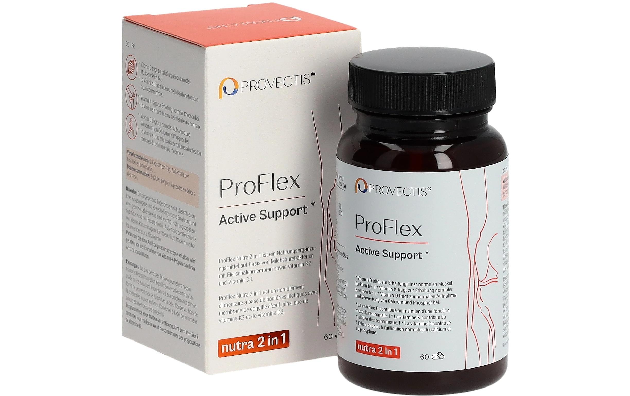 Kapsel ProFlex Nutra 2 in 1 60 StückKombinationspräparat zur Unterstützung von Gelenken und Muskeln