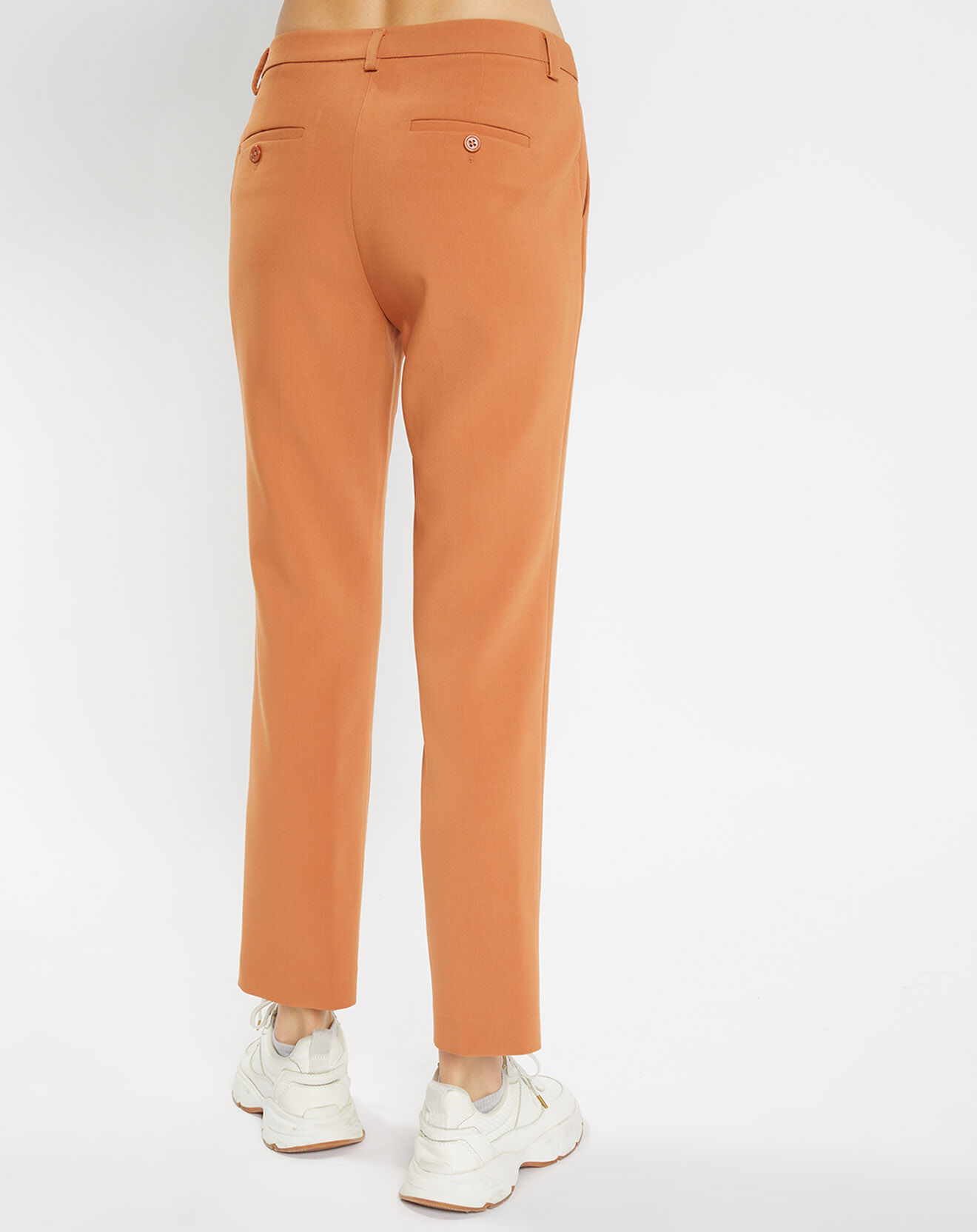 Jodhpur Pantalon Cigarette à pinces Mini camel