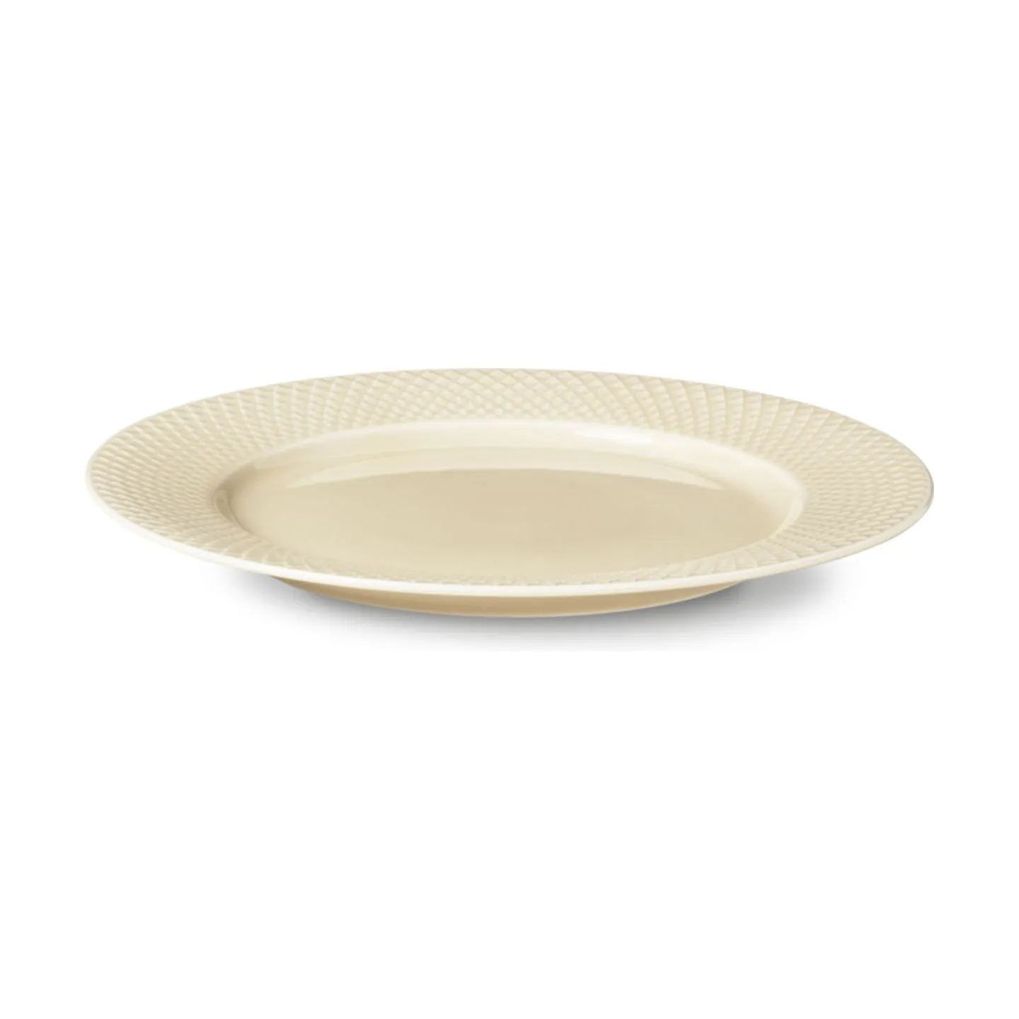 Lyngby Porcelæn Rhombe Earth Middagstallerken