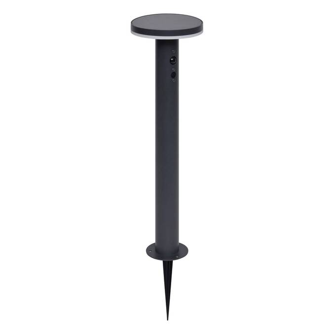 Potelet d'extérieur solaire DETEKT Graphite