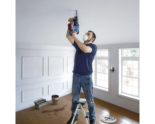 Bosch Professional accuboorhamer GBH 18V-21 met SDS-plus boorkop, inclusief L-BOXX 136, zonder accu en oplader.