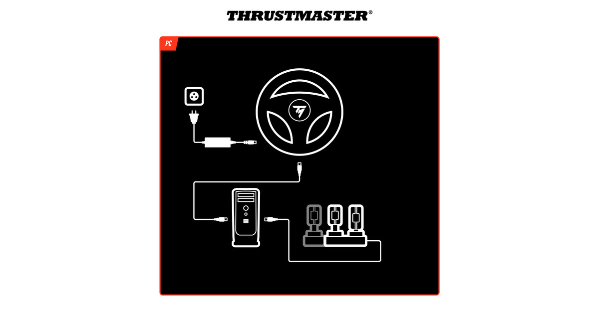 ThrustmasterT818 Black Edition stuurbasis  (Zwart)