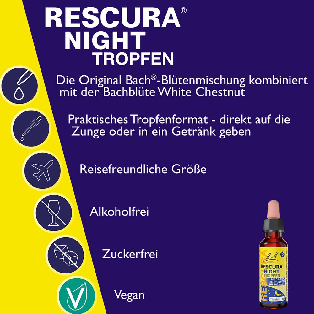 Bach® RESCURA™ Original Tropfen alkoholfrei + Night Tropfen alkoholfrei