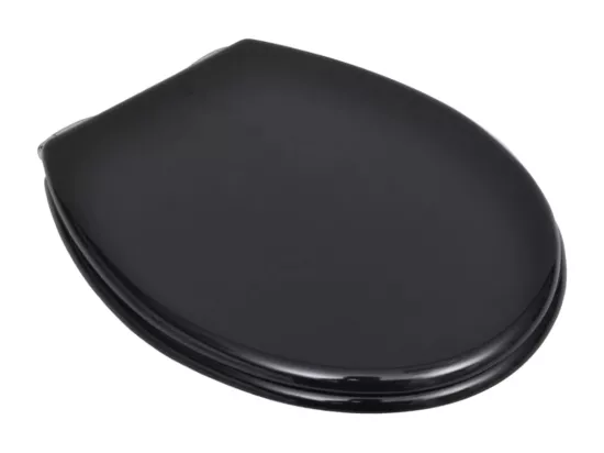 Siège de toilette abattant effet bois noire 45 x 36 x 5 cm 02_0002876