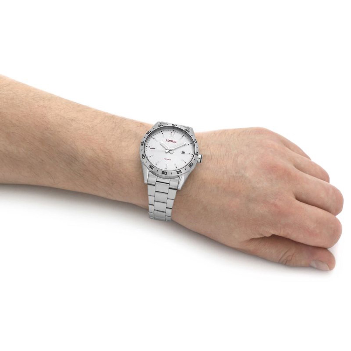 Montre Lorus acier cadran blanc collection sport