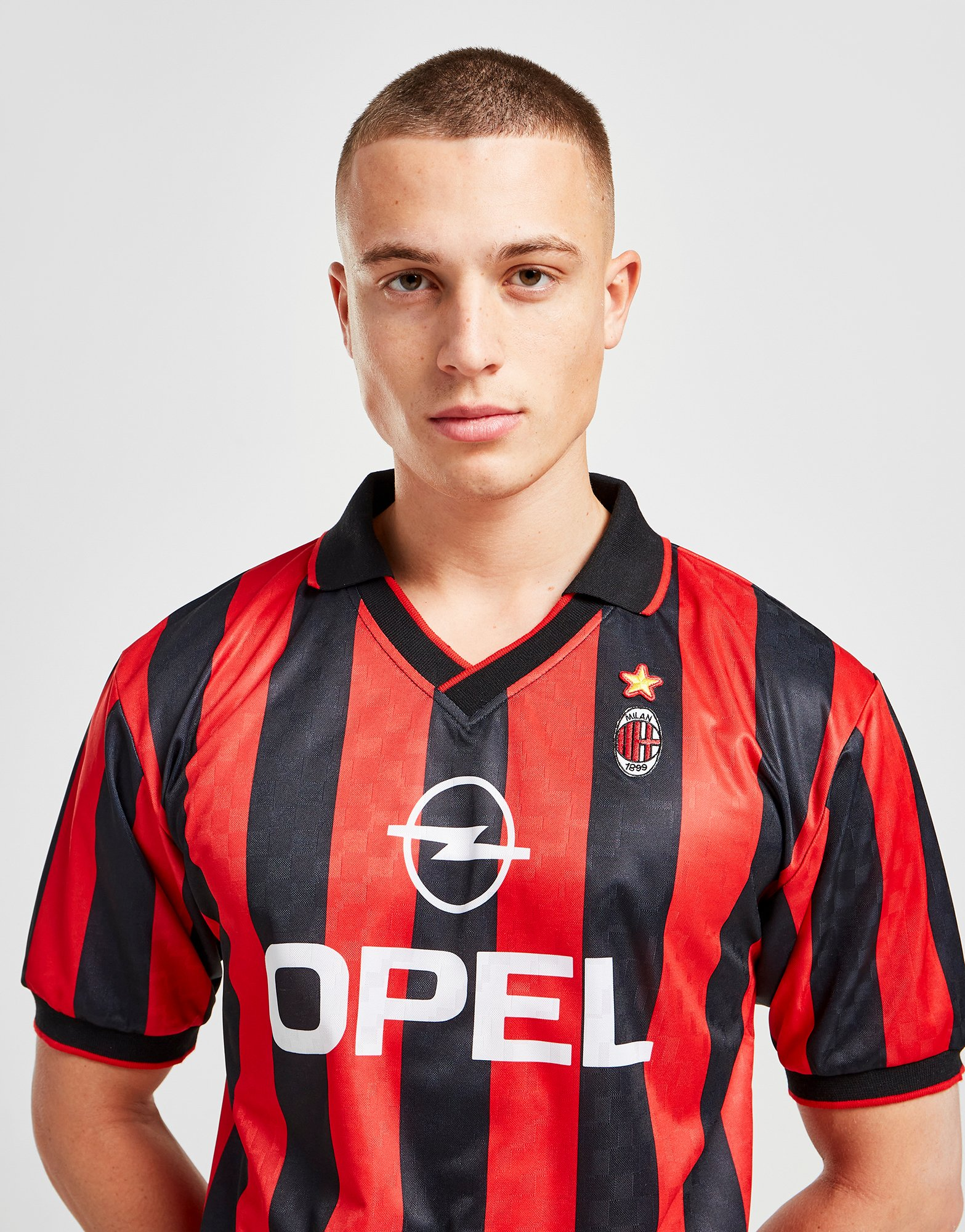 Score Draw Maillot Rétro AC Milan '96 Domicile Homme
