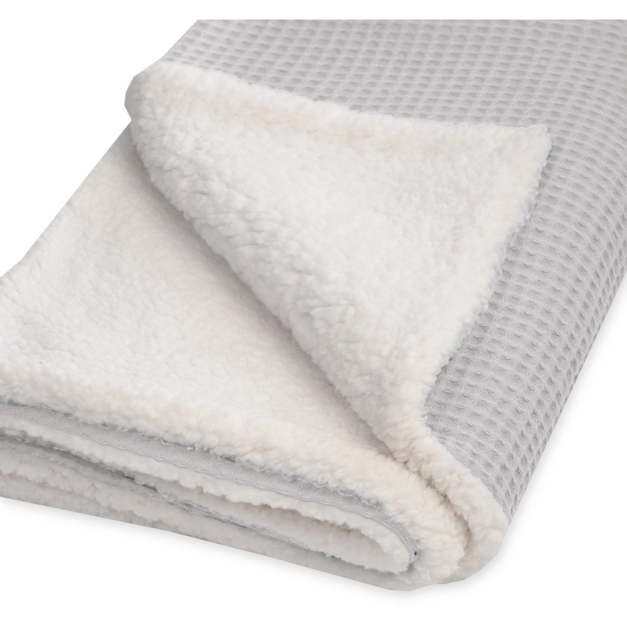 JULIUS ZÖLLNER Winterdecke Waffelpiqué Light grey nordic 70 x 100 cm
