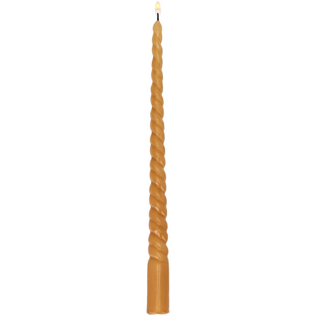 Blokker Dinerkaars Swirl - 2 stuks - 29 cm - Oker