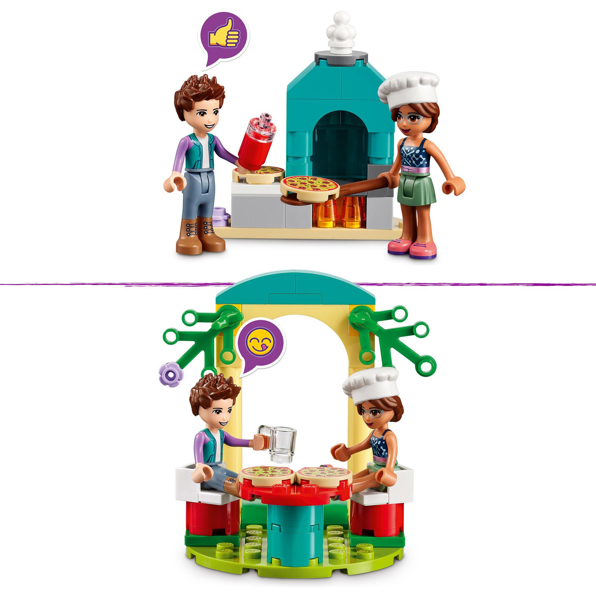 LEGO Konstruktionsspielzeug Friends Heartlake City Pizzeria