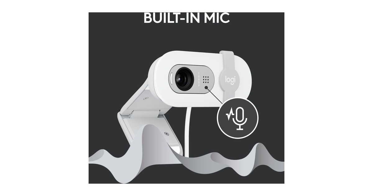 LogitechBrio 100 webcam  (Wit)